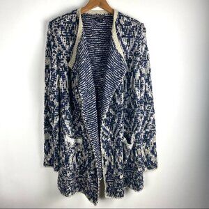 Lucky Brand Wool Blend Open‎ Sweater with pockets
